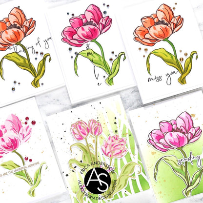 Tulips Treasure Stencil Set