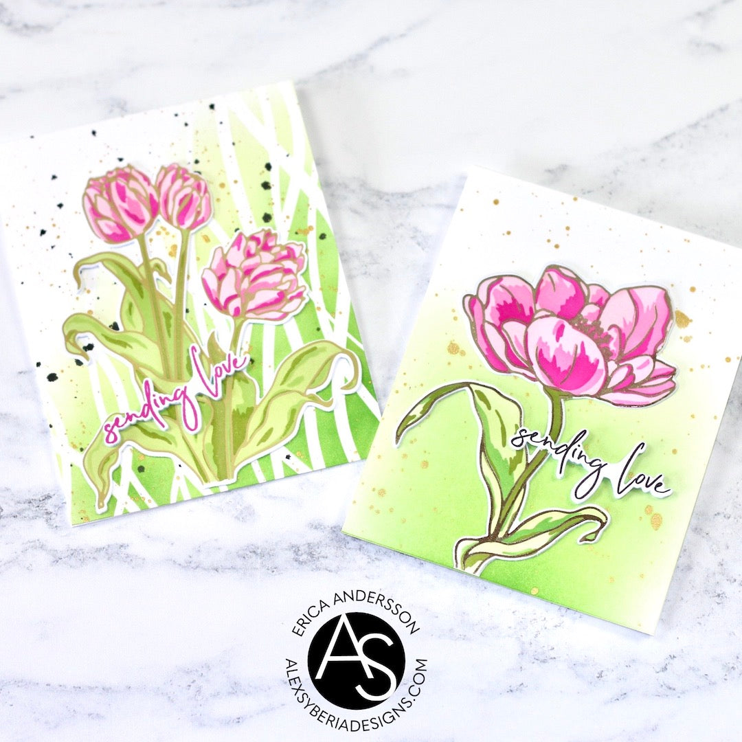 Tulips Treasure Stencil Set