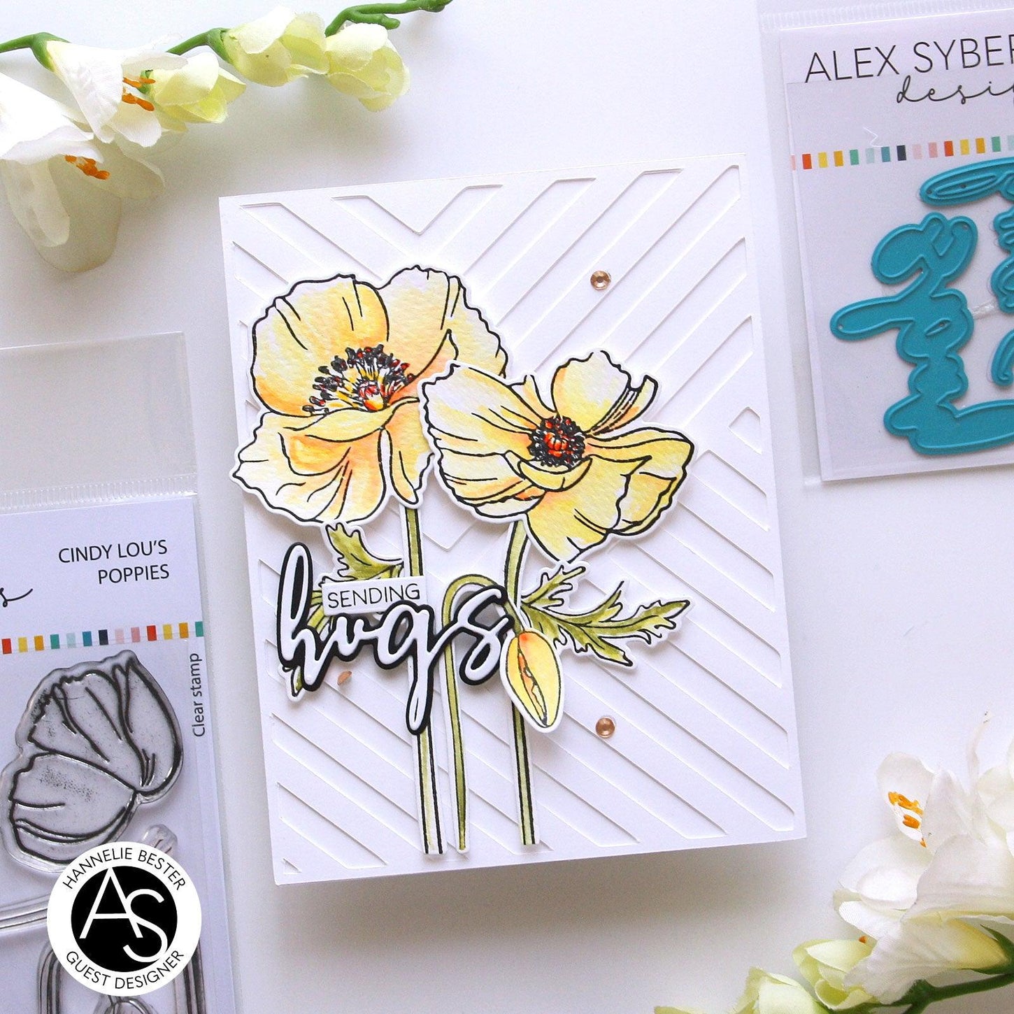 Love & Hugs Die Set - Alex Syberia Designs