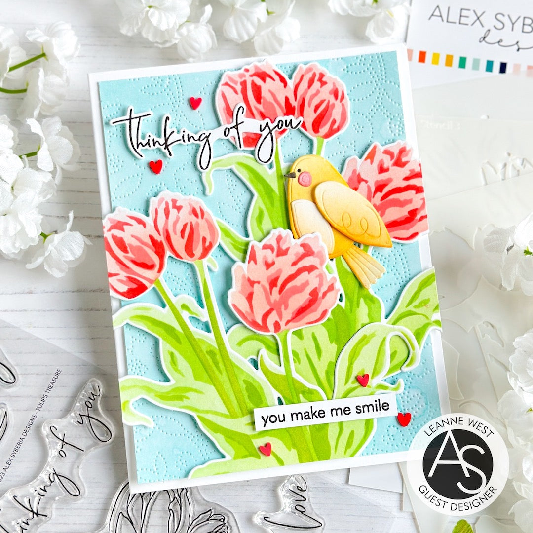 Tulips Treasure Stencil Set