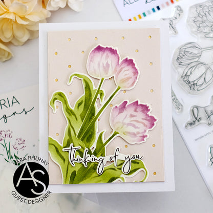 Tulips Treasure Stencil Set