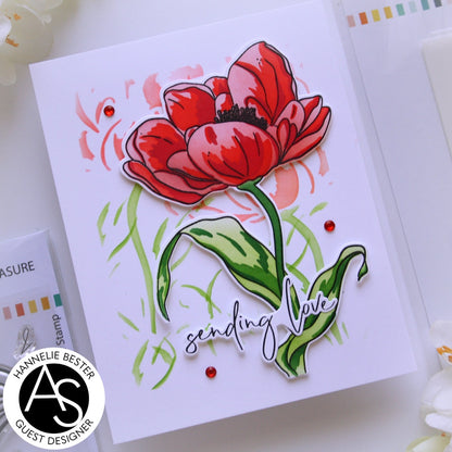 Tulips Treasure Stencil Set