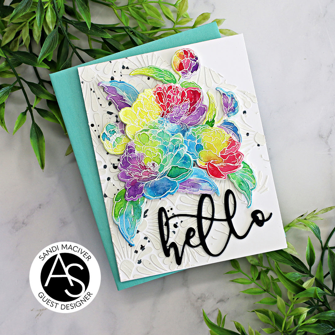 Gorgeous Peonies Stamp Set