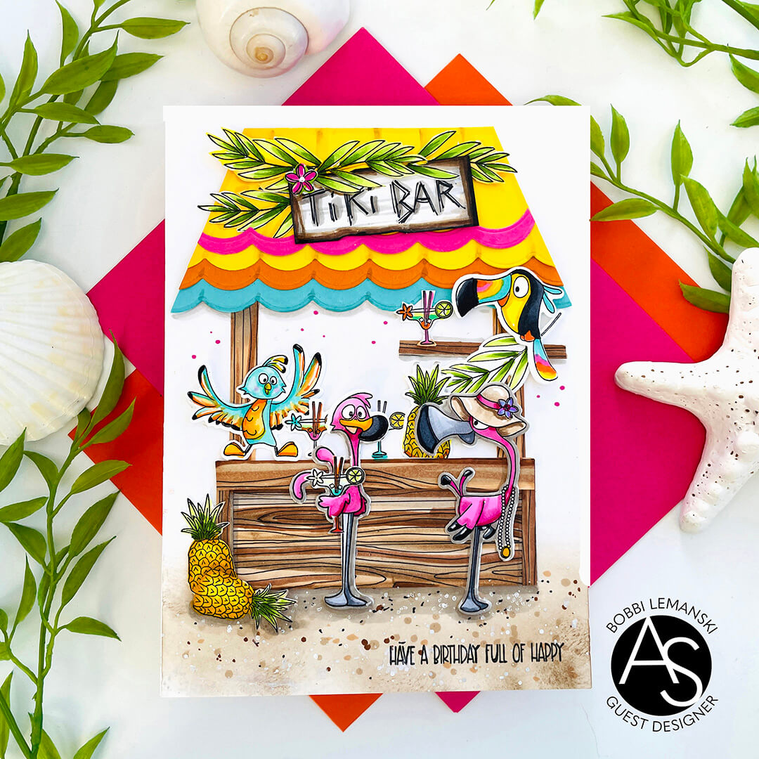 Paradise Birds Stamp Set