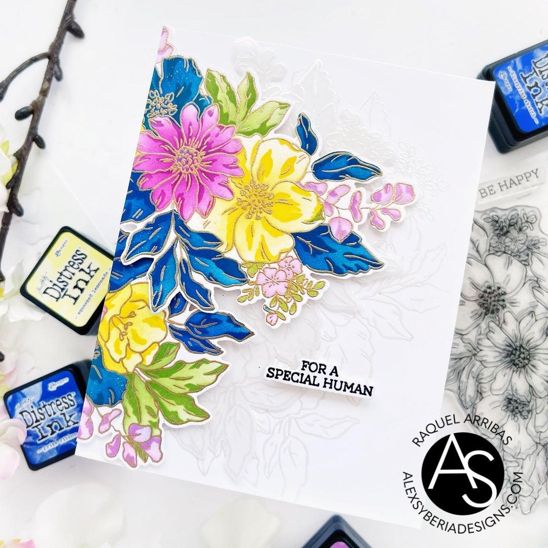 Life-is-good-die-set-alex-syberia-designs-bouquet-layering-stamps-cardmaking-coloring-popular-brands-embossings-tips-simon-say-stamp