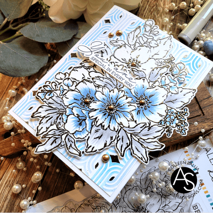 life-is-good-stamp-set-alex-syberia-designs-bouquet-coloring-cardmaking-tutorial-floral-card-famous-cardmaking-brands-copic-coloring-handmadecards-stencils-embossing
