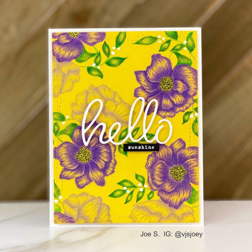 Abstract Flowers Digital Stamp - alexsyberiadesigns