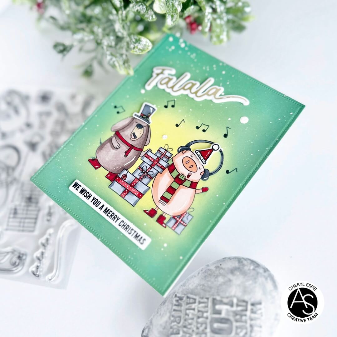 alex-syberia-designs-falala-die-hot-foil-plate-christmas-stamps-cardmaking-scrapbooking-mixed-media-handmadecards-tutorial-winter-friends-stamp-christmas-wishes-sentiments