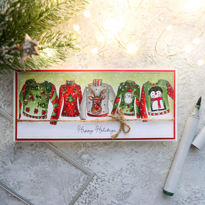 Christmas Sweaters Digital Stamp Bundle - alexsyberiadesigns