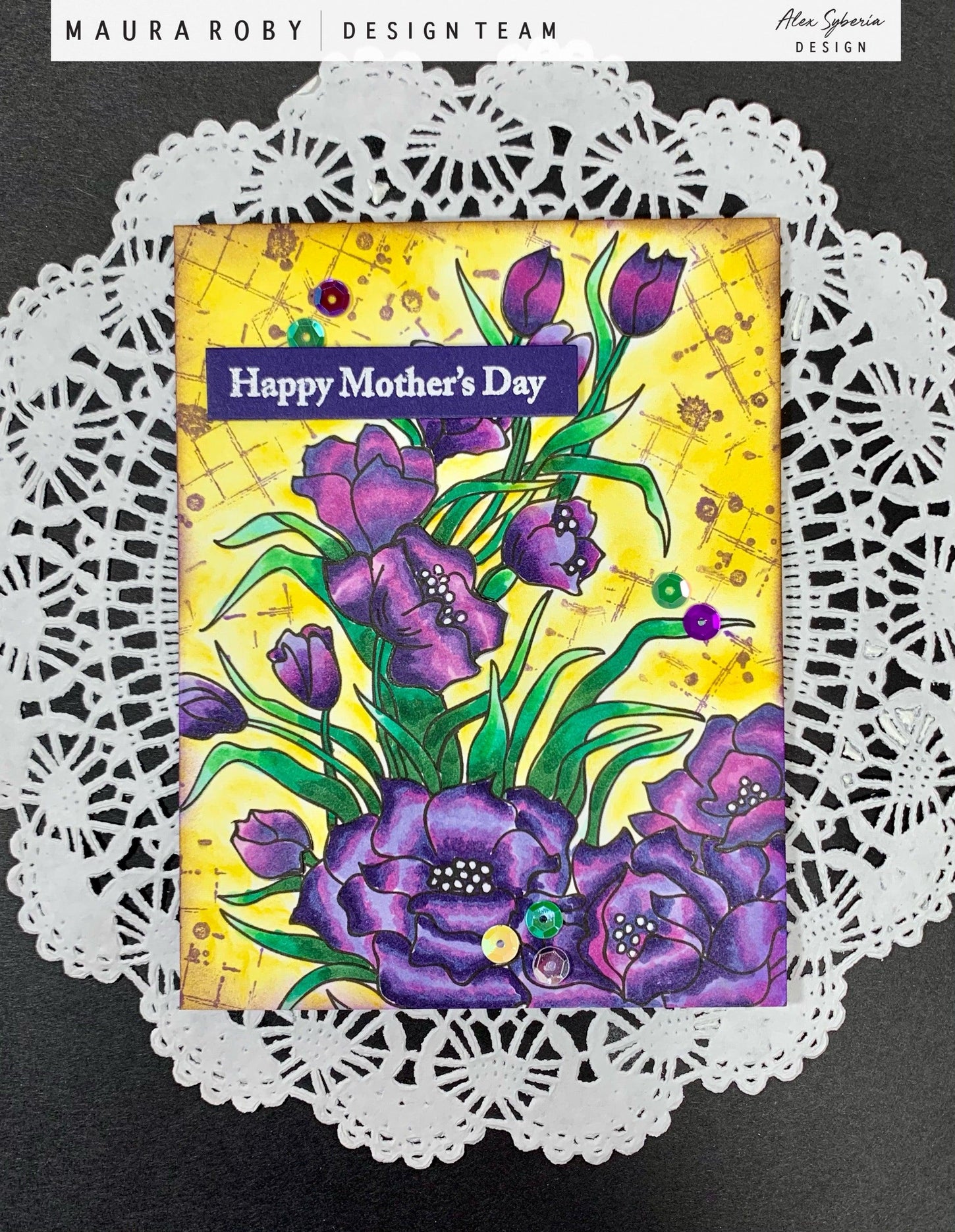 Spring Time Digital Stamp - Alex Syberia Designs