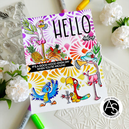 Paradise Birds Stamp Set