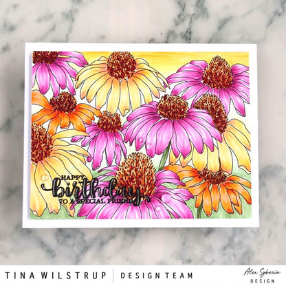 Tina's Garden Digital Stamp - Alex Syberia Designs