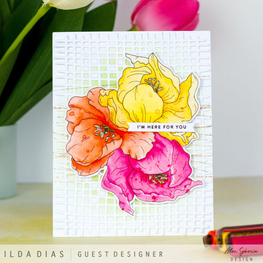Spring Tulips Digital Stamp - Alex Syberia Designs