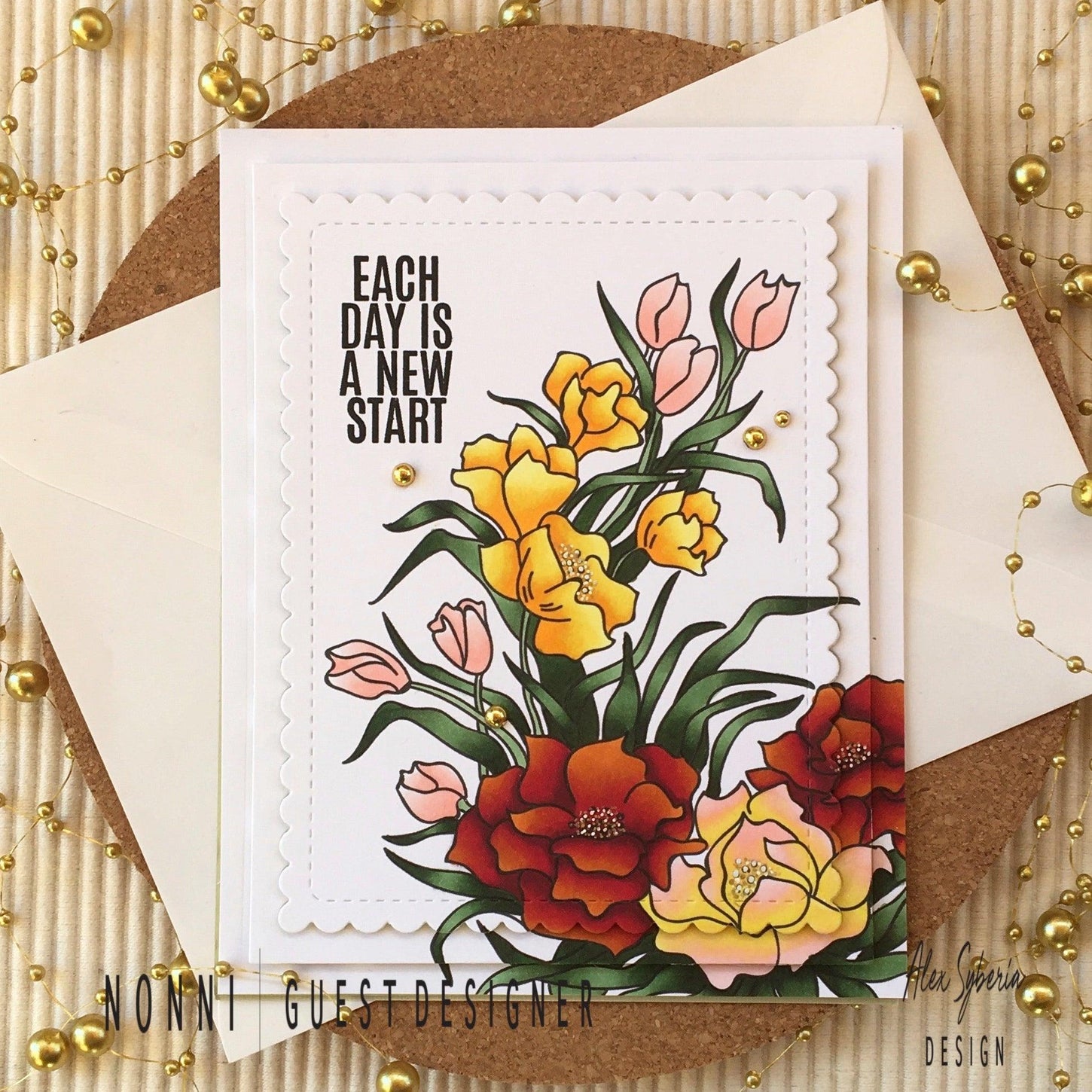 Spring Time Digital Stamp - Alex Syberia Designs