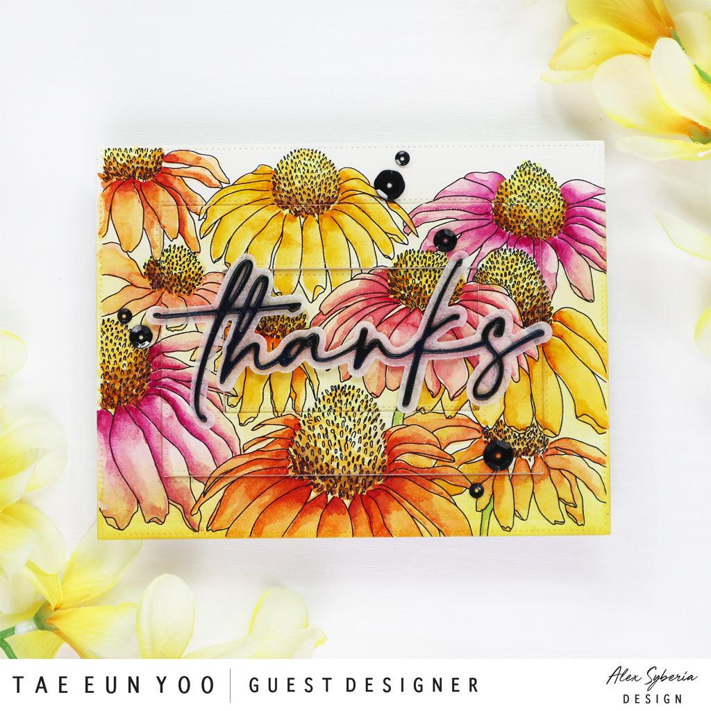 Tina's Garden Digital Stamp - Alex Syberia Designs