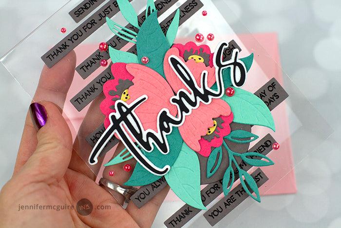 Expressing Gratitude Sentiments Stamp Set - Alex Syberia Designs