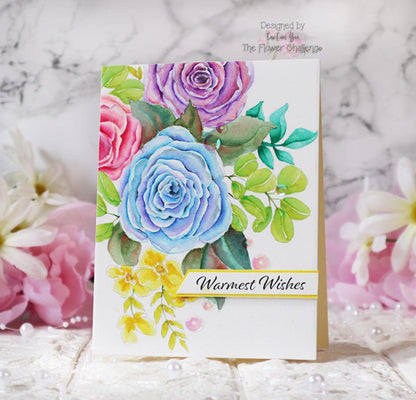 Summer Bouquet Digital Stamp - Alex Syberia Designs