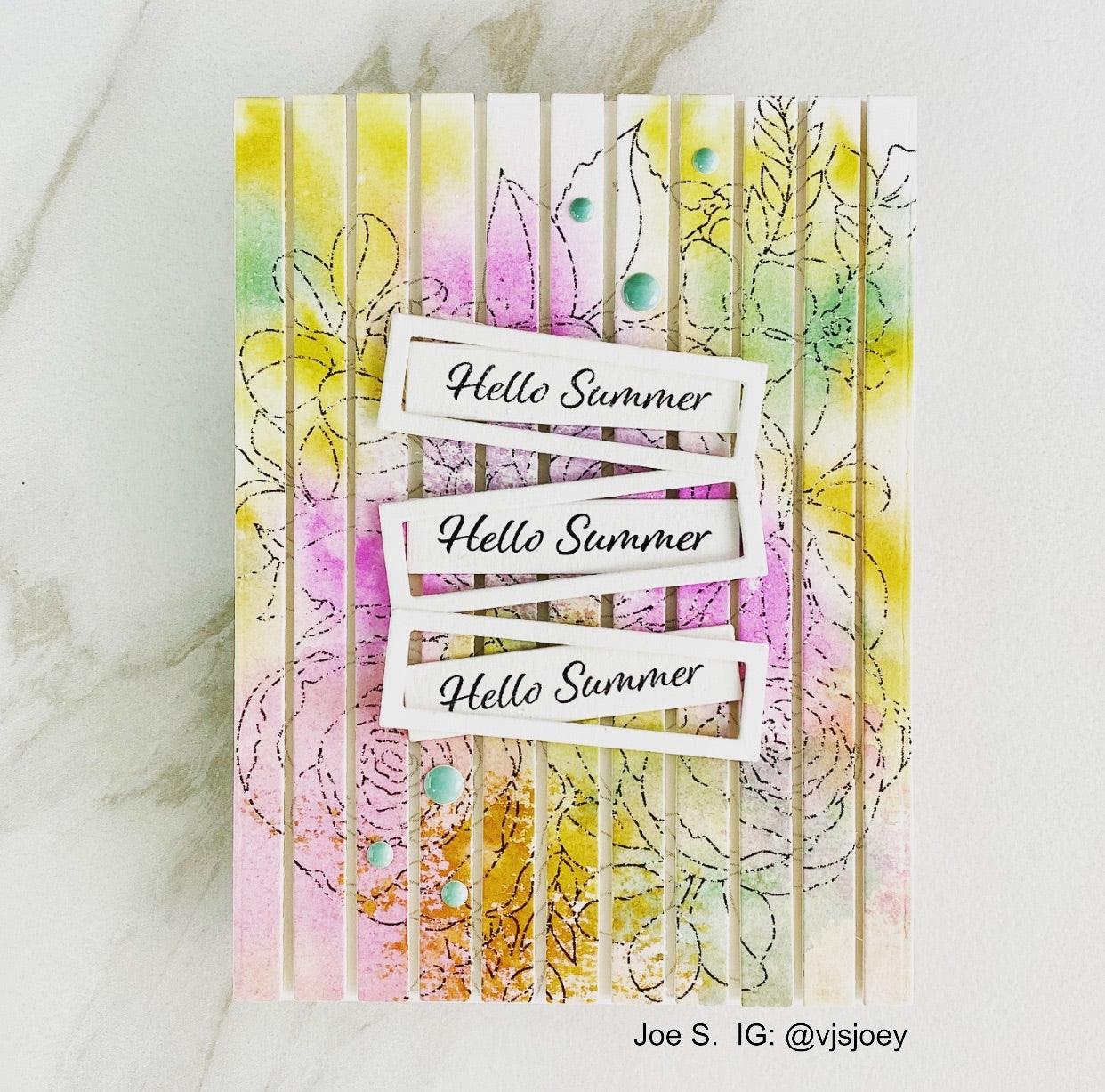 Summer Bouquet Digital Stamp - Alex Syberia Designs