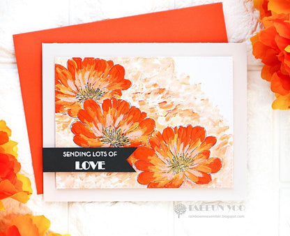 Happy Flower Digital Stamp - Alex Syberia Designs