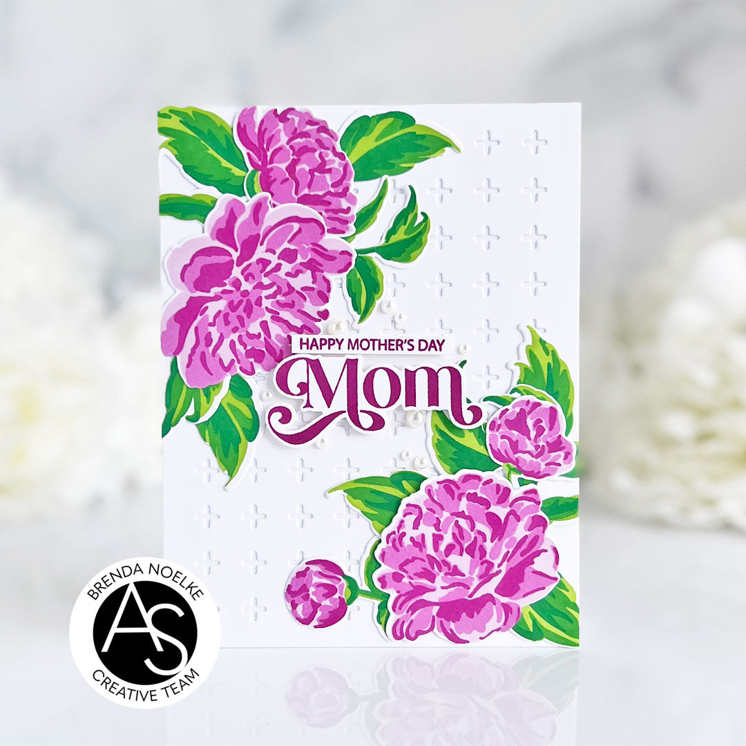 Gorgeous Peonies Stencil Set