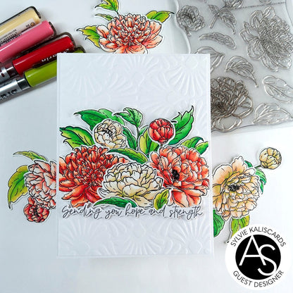 Gorgeous Peonies Stamp Set