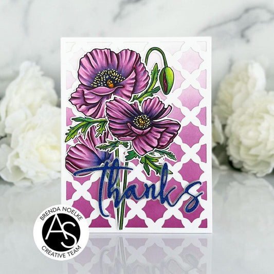 Cindy-Poppies-Stamp-alex-syberia-designs-flowers-cardmaking-coloring-dies-stencils-watercoloring-cardmaker-tips-videotutorial-blog-copic-markers