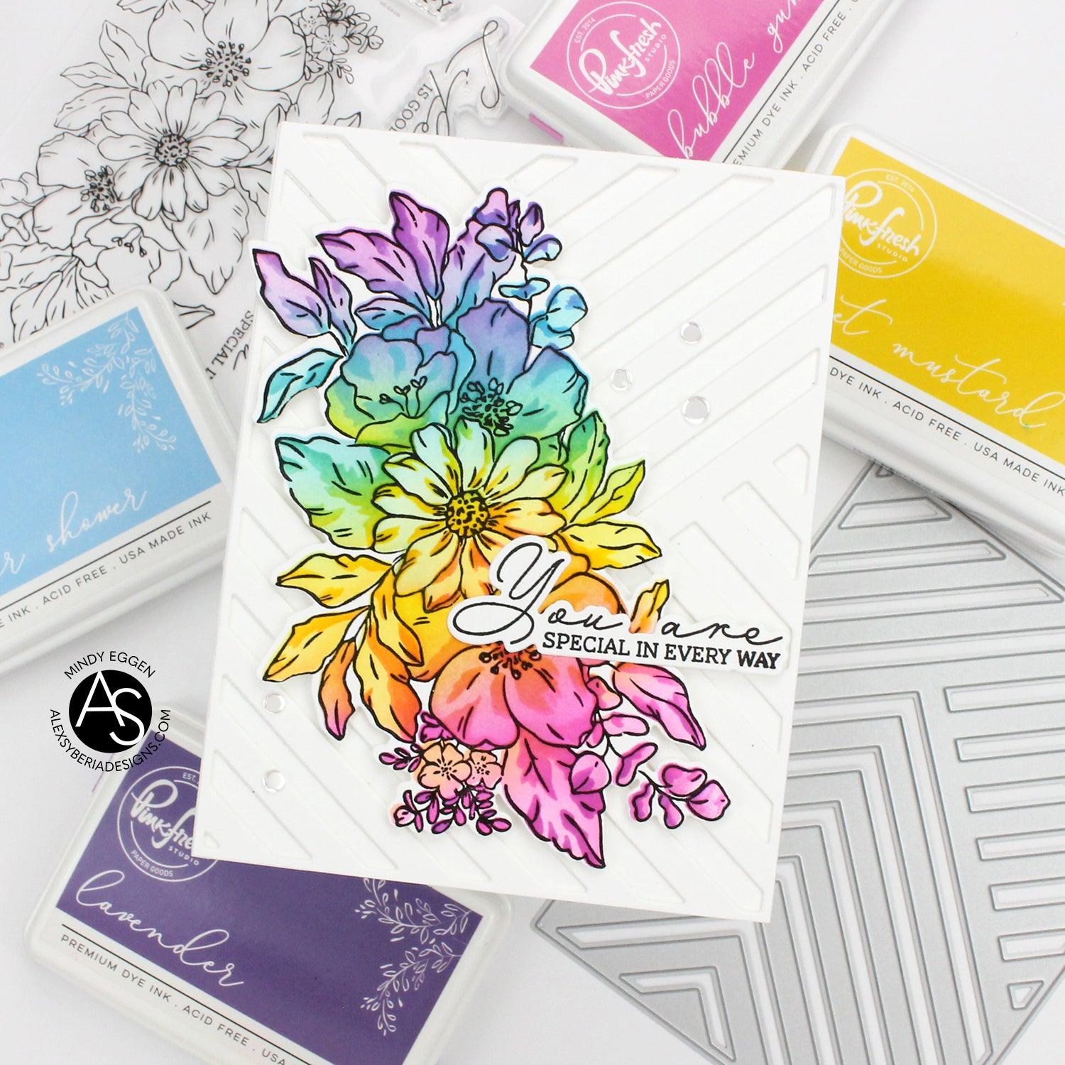 alex-syberia-designs-life-is-good-layering-stencil-floral-bouquet-rainbow-ink-blending-pinkfresh-inks