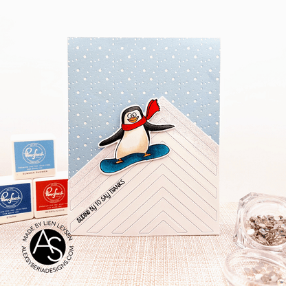 smile-and-wave-stamp-set-alex-syberia-designs-penguins-winter-christmas-stamps-sentiments-funny-snowboarding-stamp-die-cover