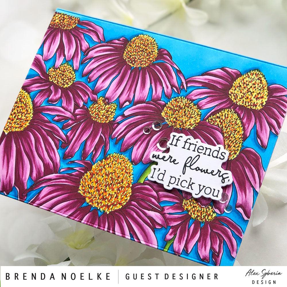 Tina's Garden Digital Stamp - Alex Syberia Designs