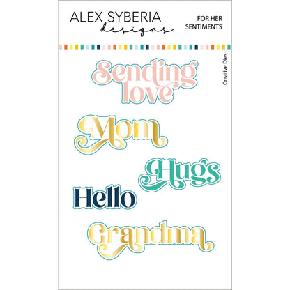 for-her-sentiments-hot-foil-plates-stamp-die-coordinating-stencil-alex-syberia-designs-cardmaking-scrapbooking