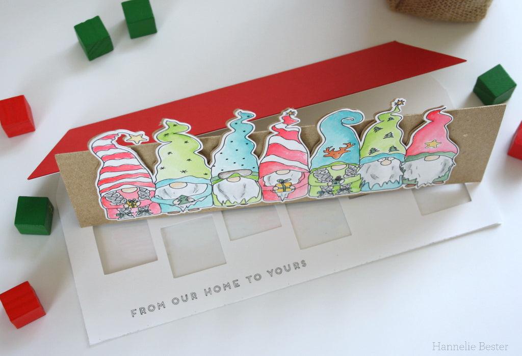 Christmas Gnomes Digital Stamp - alexsyberiadesigns