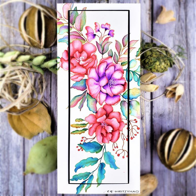 Lovely Bouquet Digital Stamp - Alex Syberia Designs