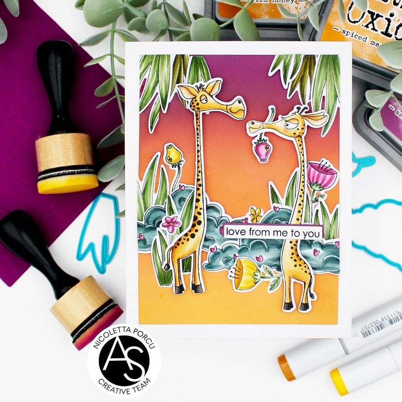 Giraffe-ic Friends Stamp Set
