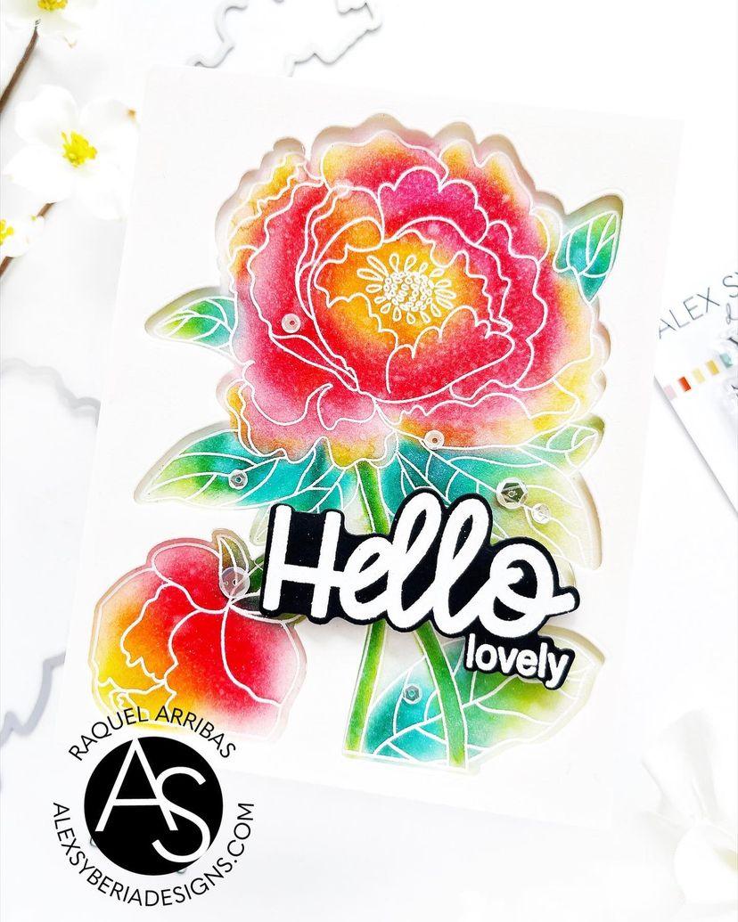 Hello Lovely Stamp Set - Alex Syberia Designs