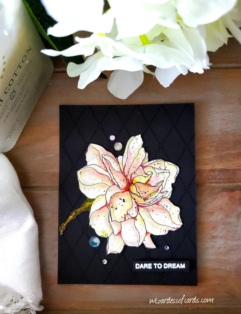 Sweet Gardenia Digital Stamp - Alex Syberia Designs