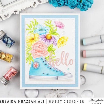 All Star Bouquet Digital Stamp - alexsyberiadesigns